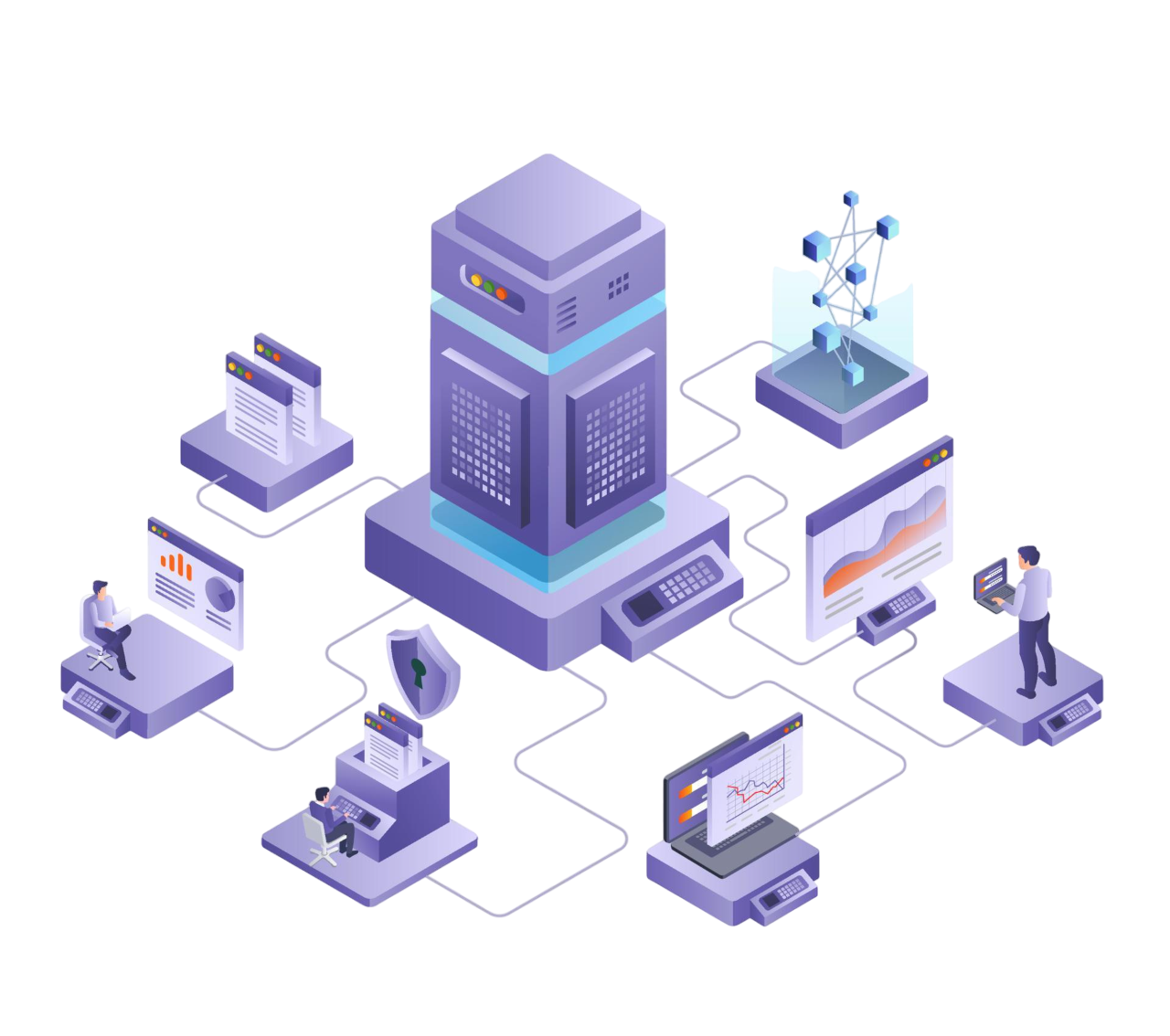 server-data-center-of-multiple-platforms-free-vector-Photoroom
